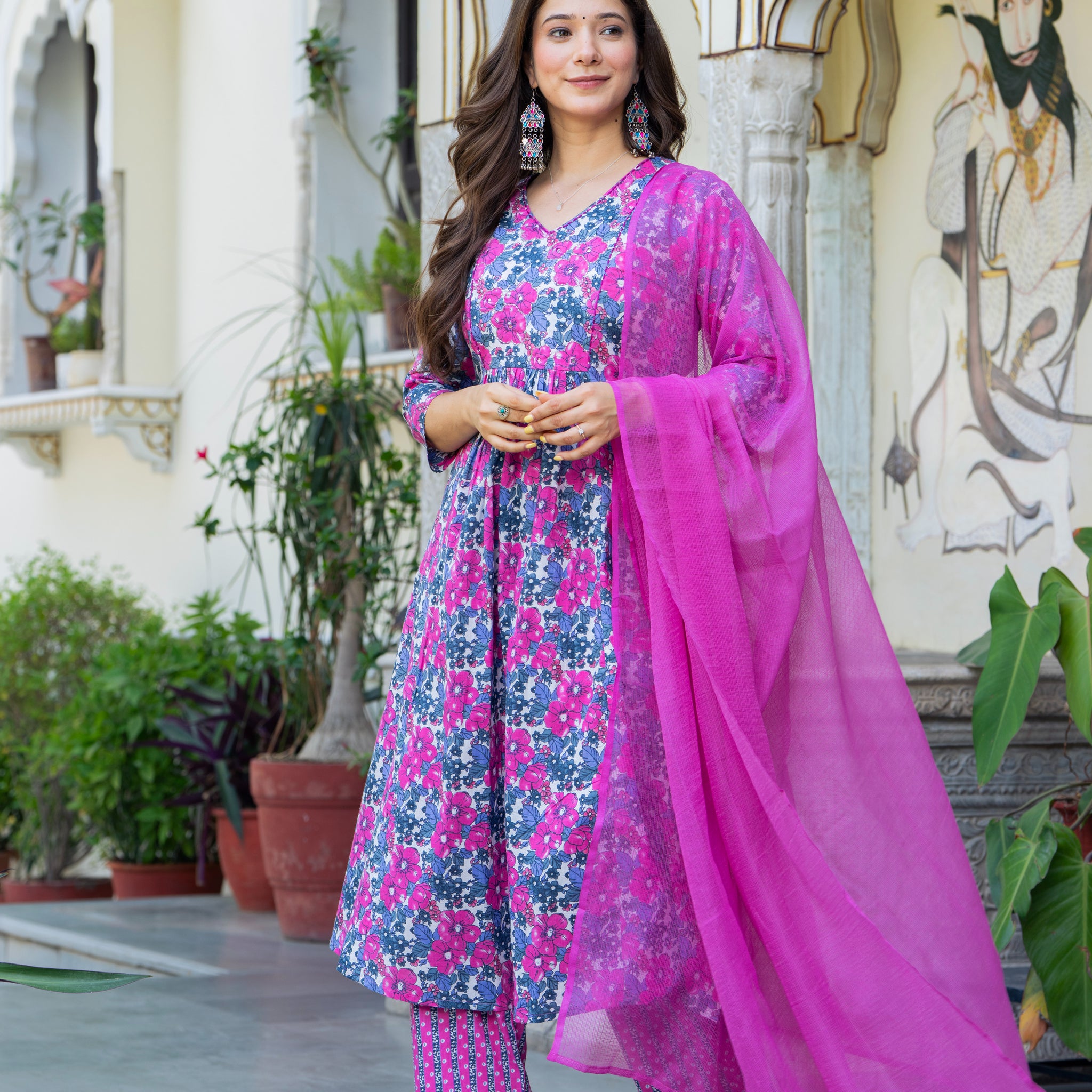 KOTA DORIA LAVENDER PLEATED