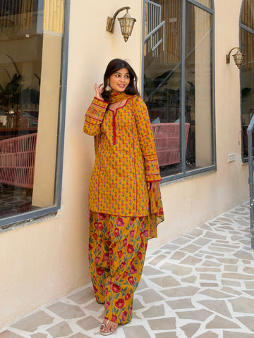 ROSE GARDEN SUNSHINE FARSHI SUIT SET