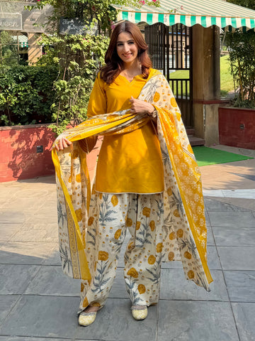 MARIGOLD FARSI SUIT SET