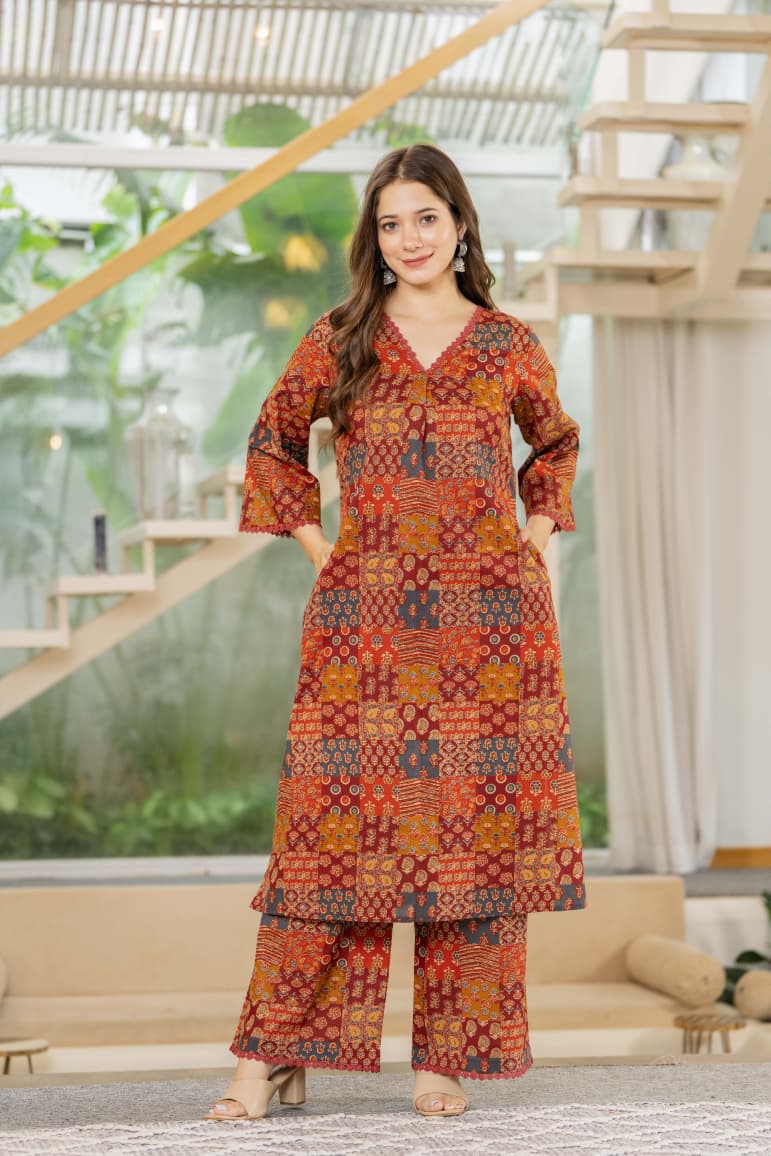 MULTI-COLOR LONG LACE CORD SET