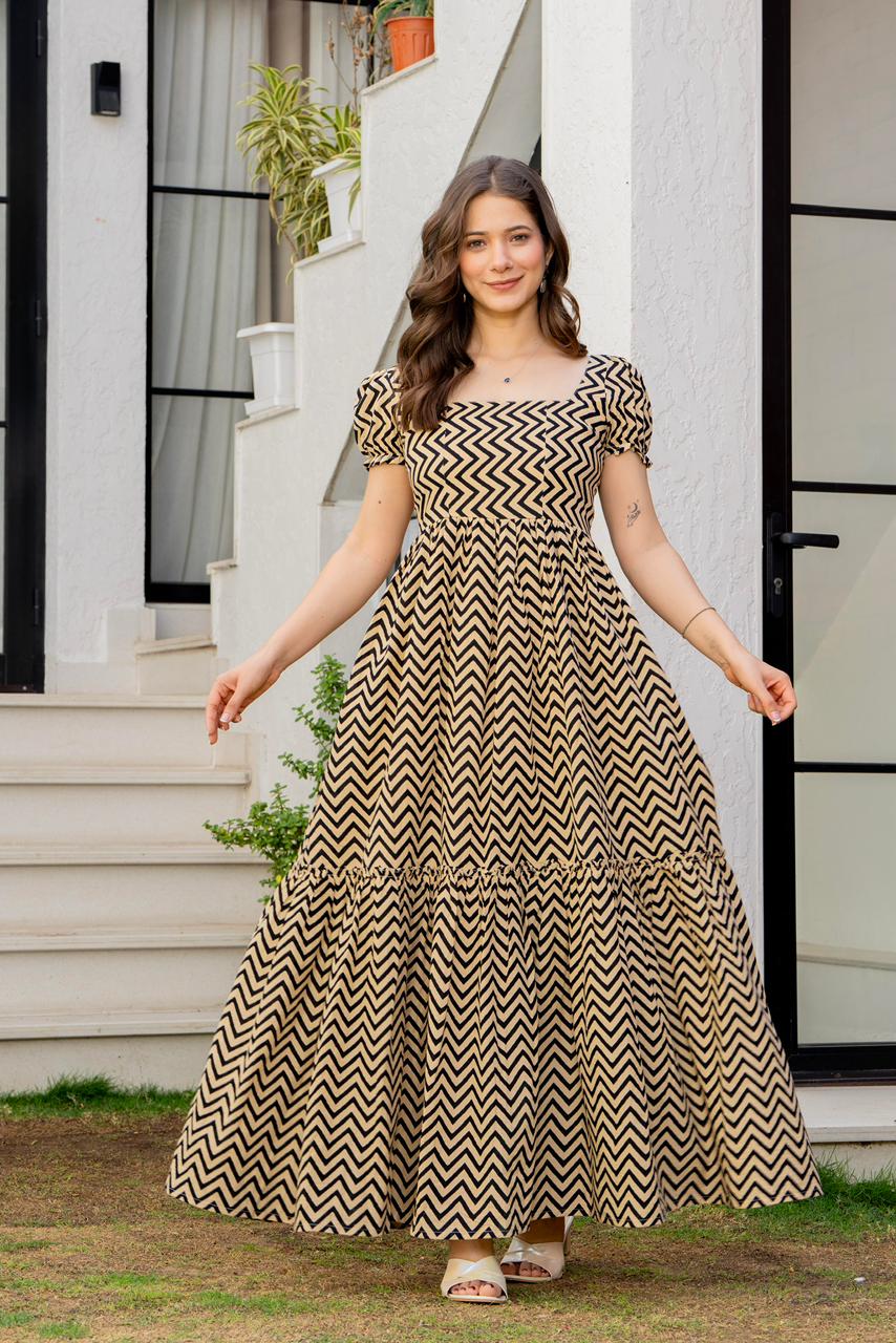 ZIGZAG BREEZE MAXI DRESS